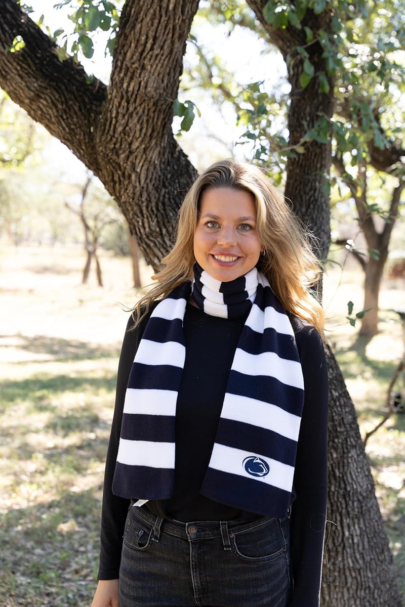LogoFit Striped Winter Scarf for Women - Image 3
